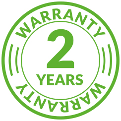2 Year Warranty